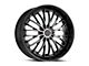 Cavallo CLV-42 Gloss Black and Machined 5-Lug Wheel; 20x8.5; 35mm Offset (21-24 Bronco Sport)