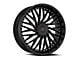 Cavallo CLV-43 Gloss Black 5-Lug Wheel; 18x8; 35mm Offset (21-24 Bronco Sport)