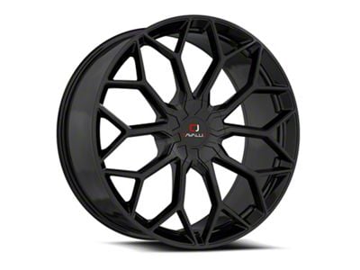 Cavallo CLV-44 Gloss Black 5-Lug Wheel; 18x8; 35mm Offset (21-24 Bronco Sport)