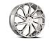 Cavallo CLV-51 Nano Chrome 5-Lug Wheel; 18x8; 35mm Offset (21-24 Bronco Sport)