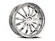 Cavallo CLV-53 Nano Chrome 5-Lug Wheel; 20x8.5; 35mm Offset (21-24 Bronco Sport)