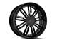 Cavallo CLV-54 Gloss Black and Machined 5-Lug Wheel; 18x8; 35mm Offset (21-24 Bronco Sport)