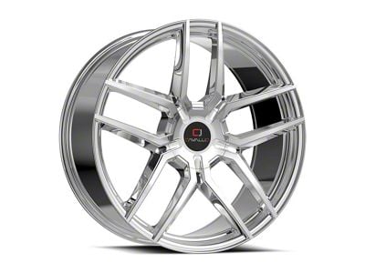 Cavallo CLV-55 Nano Chrome 5-Lug Wheel; 20x8.5; 35mm Offset (21-24 Bronco Sport)