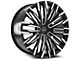 Cavallo CLV-28 Gloss Black and Machined 6-Lug Wheel; 20x8.5; 15mm Offset (05-21 Frontier)