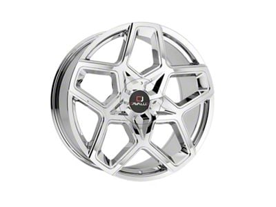 Cavallo CLV-25 Nano Chrome Wheel; 22x8.5; 38mm Offset (84-01 Jeep Cherokee XJ)