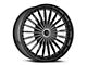 Cavallo CLV-32 Gloss Black and Machined Wheel; 18x8; 35mm Offset (84-01 Jeep Cherokee XJ)