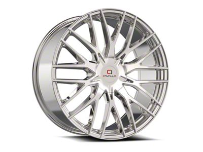 Cavallo CLV-45 Chrome Wheel; 22x8.5; 38mm Offset (84-01 Jeep Cherokee XJ)