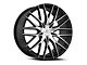 Cavallo CLV-45 Gloss Black and Machined Wheel; 20x8.5; 35mm Offset (14-23 Jeep Cherokee KL)