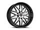 Cavallo CLV-46 Gloss Black and Machined Wheel; 18x8; 35mm Offset (84-01 Jeep Cherokee XJ)