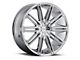 Cavallo CLV-10 Chrome Wheel; 26x9.5; 15mm Offset (20-24 Jeep Gladiator JT)