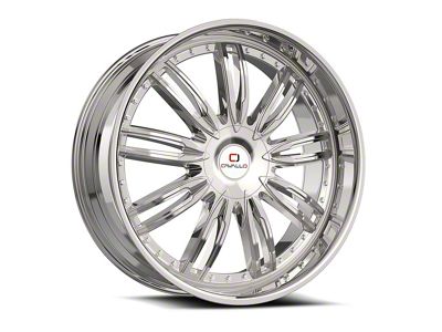 Cavallo CLV-54 Nano Chrome Wheel; 22x8.5; 38mm Offset (93-98 Jeep Grand Cherokee ZJ)