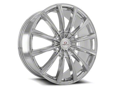 Cavallo CLV-23 Chrome Wheel; 20x8.5; 35mm Offset (15-23 Jeep Renegade BU)