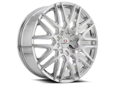 Cavallo CLV-24 Chrome Wheel; 20x8.5; 35mm Offset (15-23 Jeep Renegade BU)