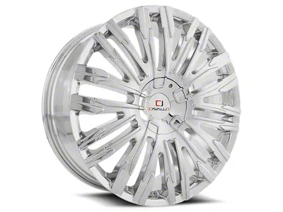 Cavallo CLV-28 Chrome Wheel; 20x8.5; 35mm Offset (15-23 Jeep Renegade BU)