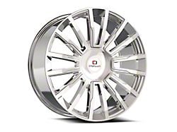 Cavallo CLV-47 Nano Chrome Wheel; 20x8.5; 35mm Offset (87-95 Jeep Wrangler YJ)