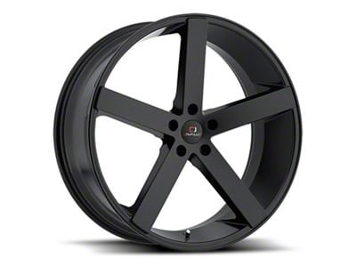 Cavallo CLV-5 Gloss Black Wheel; 22x9; 35mm Offset (87-95 Jeep Wrangler YJ)