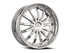 Cavallo CLV-53 Nano Chrome Wheel; 22x8.5; 38mm Offset (87-95 Jeep Wrangler YJ)