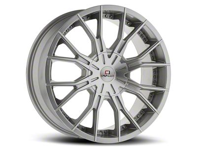 Cavallo CLV-36 Silver and Machined 6-Lug Wheel; 20x8.5; 15mm Offset (16-23 Tacoma)