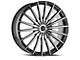 Cavallo CLV-34 Gloss Black and Machined 6-Lug Wheel; 22x9.5; 25mm Offset (16-24 Titan XD)