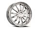 Cavallo CLV-53 Nano Chrome 6-Lug Wheel; 22x9.5; 25mm Offset (16-24 Titan XD)