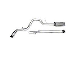 CGS Motorsports Aluminized Single Exhaust System with Polished Tip; Side Exit (16-23 3.5L Tacoma)