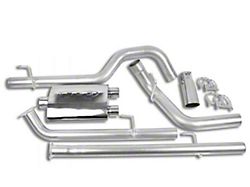 CGS Motorsports Stainless Single Exhaust System with Black Tip; Side Exit (07-13 5.7L Tundra)