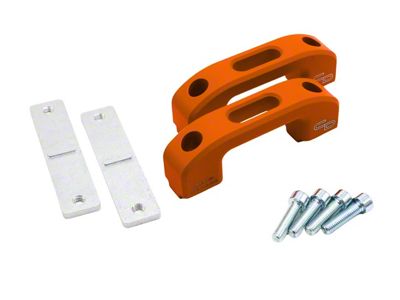 Charvonia Design Rail Tie-Down Anchors; Orange (20-24 Jeep Gladiator JT)