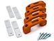 Charvonia Design Rail Tie Down Kit; Orange (20-24 Jeep Gladiator JT)