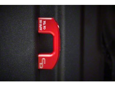 Bed Tie-Down Anchors; Red (05-24 Tacoma)