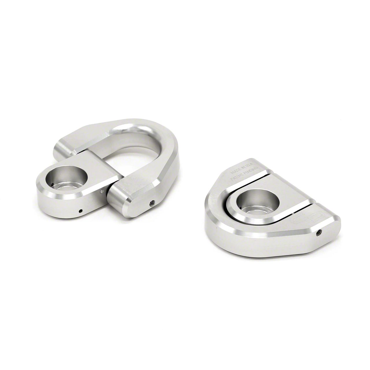 Charvonia Design Tacoma Billet Tie Down D-Rings; Silver TDR-01-SILVER ...