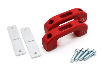 Charvonia Design Rail Tie-Down Anchors; Red (05-24 Tacoma)