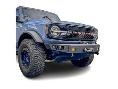 Chassis Unlimited Octane Series Winch Front Bumper; Black Textured (21-24 Bronco, Excluding Raptor)