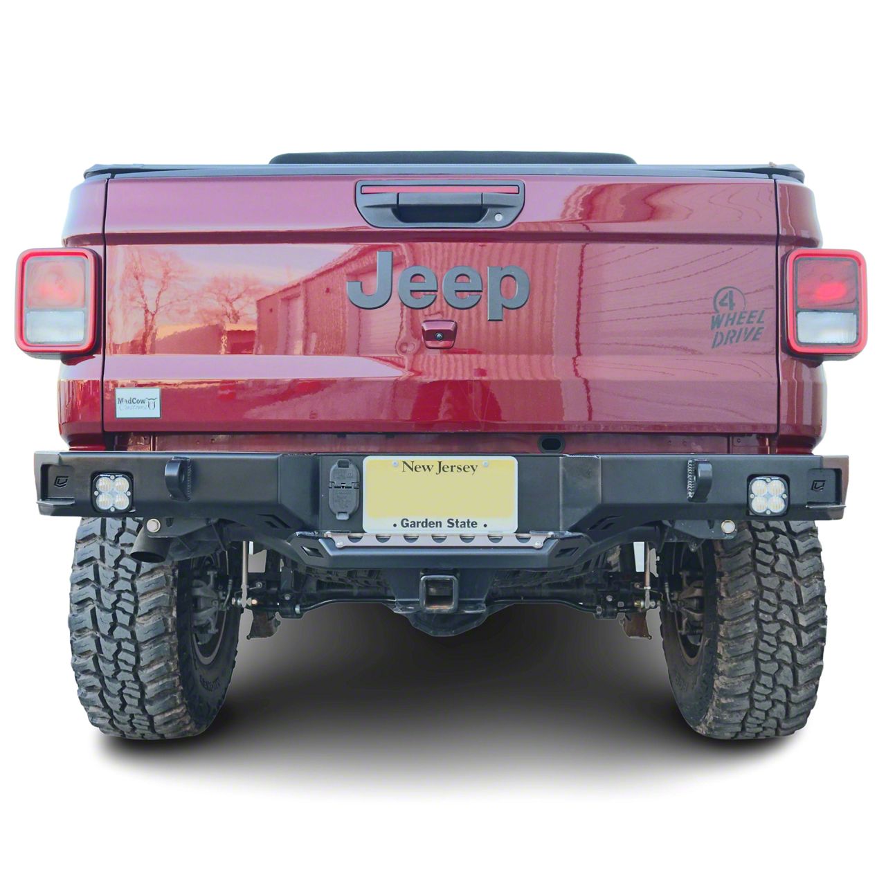 Chassis Unlimited Jeep Gladiator Octane Series Rear Bumper Pre Drilled