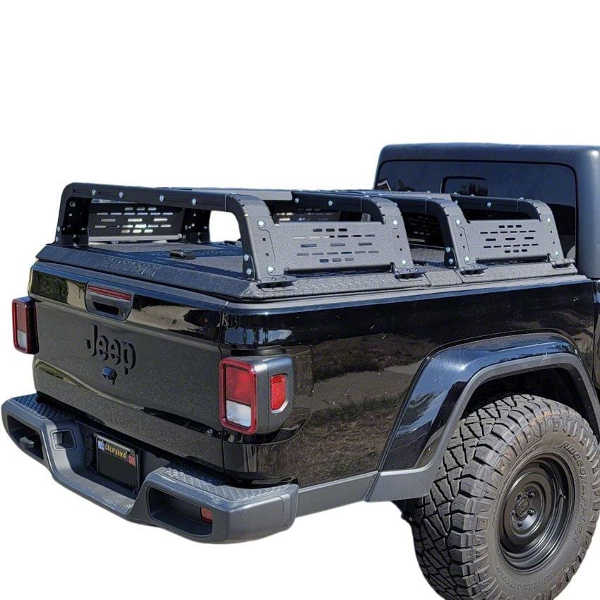 EVO Manufacturing Jeep Gladiator Half Height Bed Rack Bare Steel EVO 3073 20 24 Jeep Gladiator JT Free Shipping