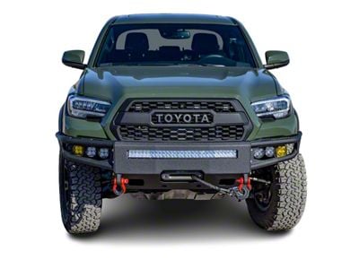 Chassis Unlimited Diablo Series Winch Front Bumper; Black Textured (16-23 Tacoma)