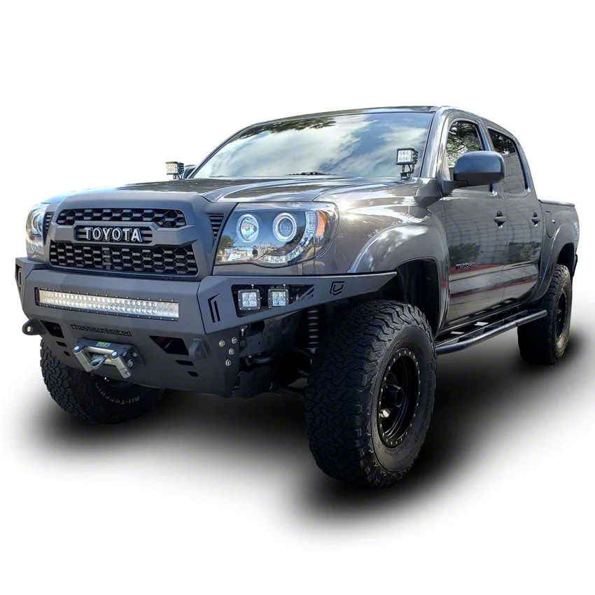 Chassis Unlimited Tacoma Octane Series Winch Front Bumper Black