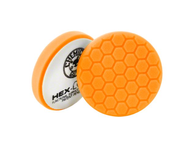 Chemical Guys Orange Hex-Logic Medium-Heavy Cutting Pad; 5.50-Inch