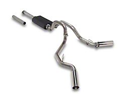 C&L Dual Exhaust System with Polished Tips; Side Exit (16-23 3.5L Tacoma)