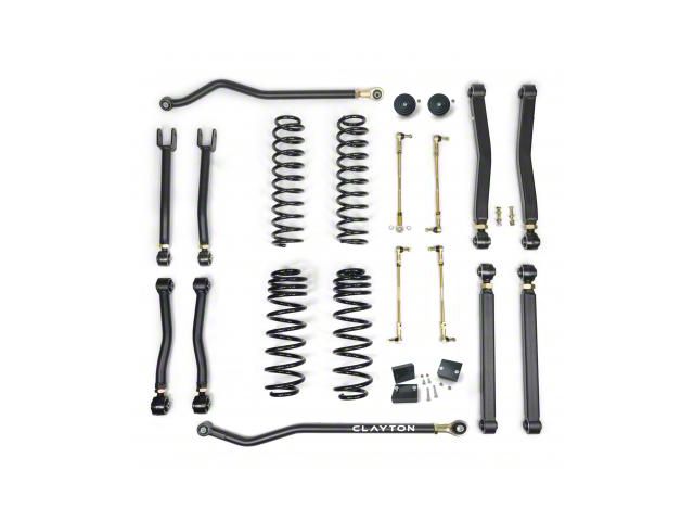 Clayton Off Road 1.50-Inch Overland Plus Suspension Lift Kit (18-24 2.0L or 3.6L Jeep Wrangler JL)