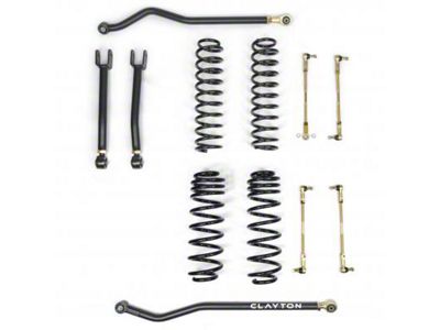 Clayton Off Road 2.50-Inch Entry Level Suspension Lift Kit (18-24 2.0L or 3.6L Jeep Wrangler JL 4-Door)