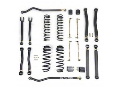 Clayton Off Road 3.50-Inch Overland Plus Suspension Lift Kit (18-25 3.0L EcoDiesel Jeep Wrangler JL)