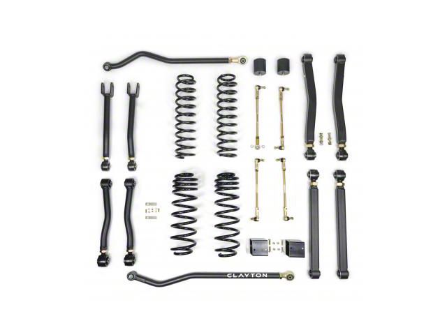 Clayton Off Road 3.50-Inch Overland Plus Suspension Lift Kit (18-24 3.0L EcoDiesel Jeep Wrangler JL)