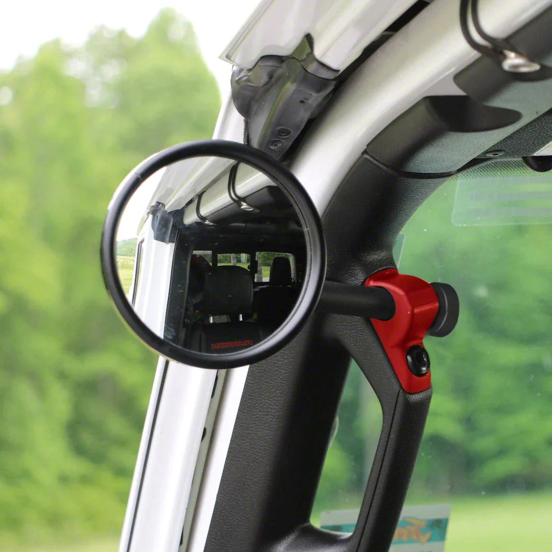 CMM Offroad Jeep Wrangler Single A-Pillar Side Mirror with Base Mount ...