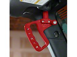 CMM Offroad Front Loop Grab Handles; Red (87-06 Jeep Wrangler YJ & TJ)