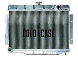 COLD-CASE Radiators Aluminum Performance Radiator with Dual 12-Inch Fans (76-85 Jeep CJ7 w/ Automatic Transmission)