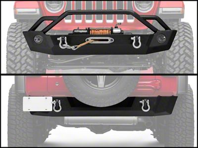 Barricade Extreme HD Front and Rear Bumper Package (18-24 Jeep Wrangler JL)