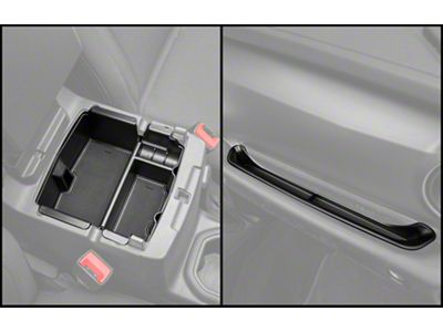 RedRock Alterum Series Center Console Storage Organizer and Passenger Grab Handle Storage Tray (18-23 Jeep Wrangler JL)