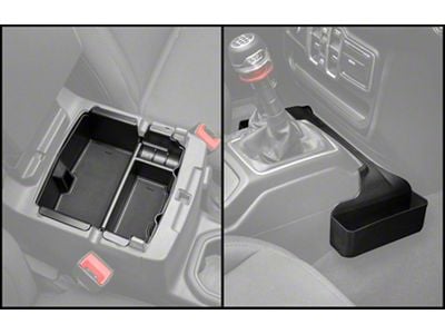 RedRock Alterum Series Center Console Storage Organizer and Tray (18-24 Jeep Wrangler JL)