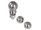 1-Inch Shank Interchangeable Hitch Ball Set; 1-7/8 to 2-5/16-Inch; Stainless Steel