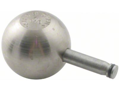 Interchangeable Hitch Ball; 1-7/8-Inch; Nickel-Plated Steel